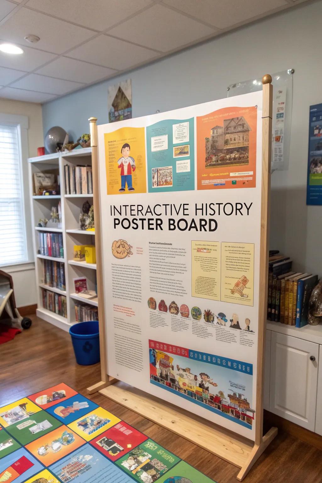An interactive history exhibit that engages and educates in an entertaining setting.
