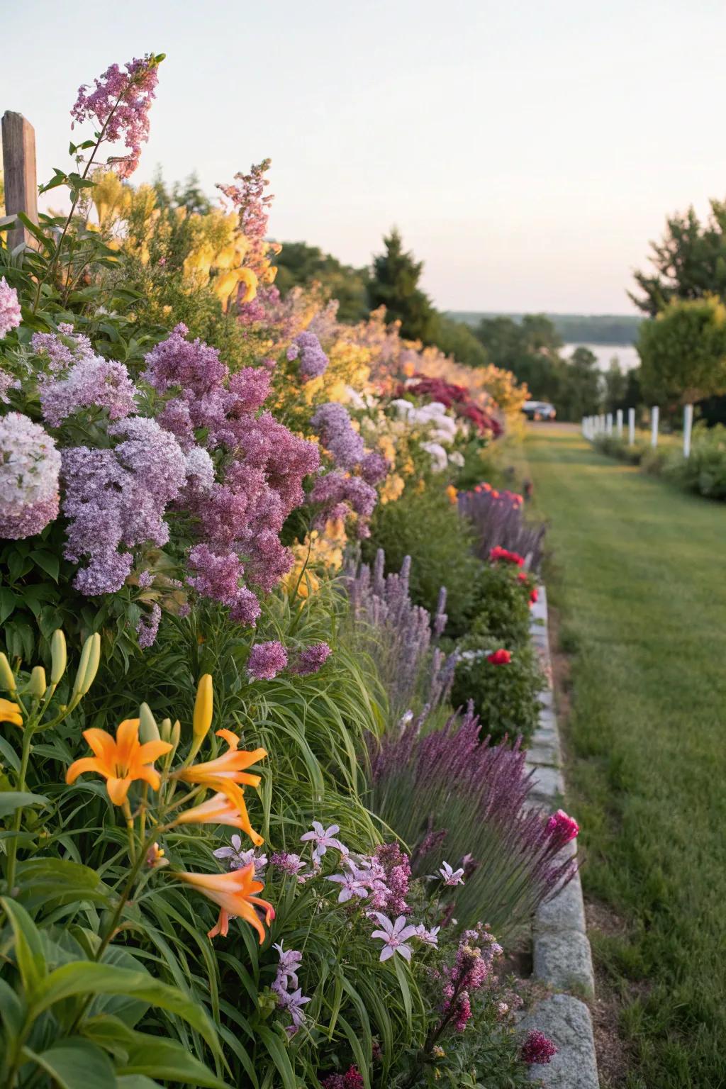 <strong><em>Mystic Blooms</em></strong> merge beautifully with other perennials in a mixed border.” loading=”lazy” class=”pimg”>
	</picture><figcaption><strong><em>Mystic Blooms</em></strong> merge beautifully with other perennials in a mixed border.</figcaption></figure>
<p>Unite <strong><em>Mystic Blooms</em></strong> with other perennials in a varied border to achieve a mix of colors and textures. This strategy in my garden ensures it stays intriguing and lively throughout the season.</p>
<h3>A few relevant products:</h3>
<ul class=