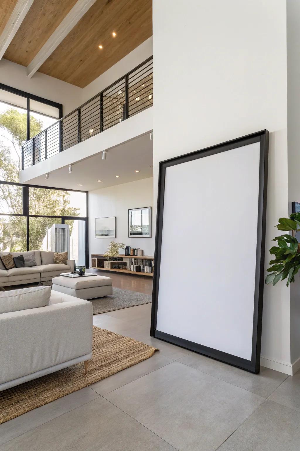 Minimalist surrounds harmonize seamlessly with modern aesthetics.