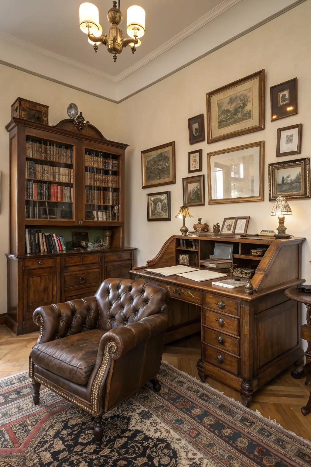 Fill your space with character through vintage decor.