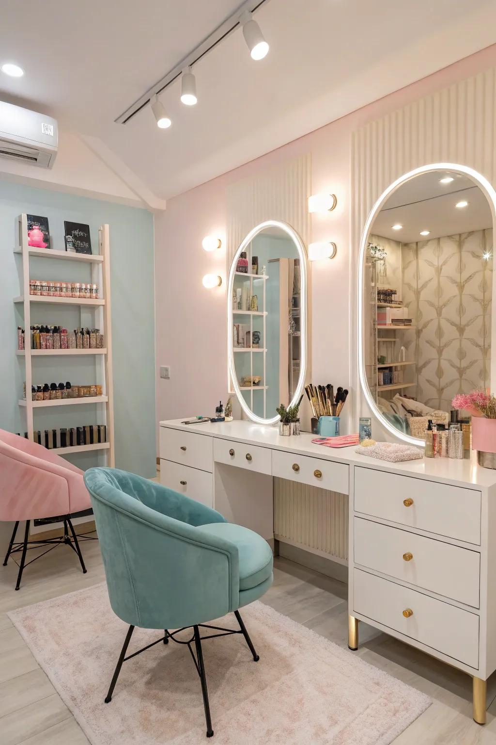 A soft color palette sets a calming mood.