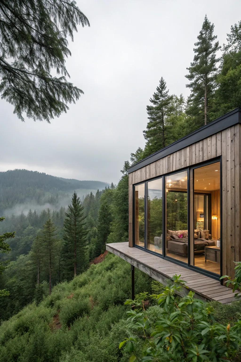 Big windows flood the room with natural light and great views.