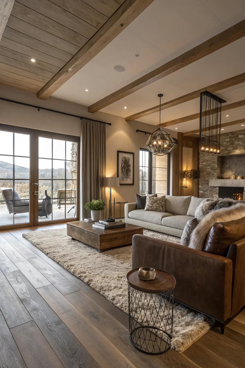 Varied surfaces amplify depth and intrigue