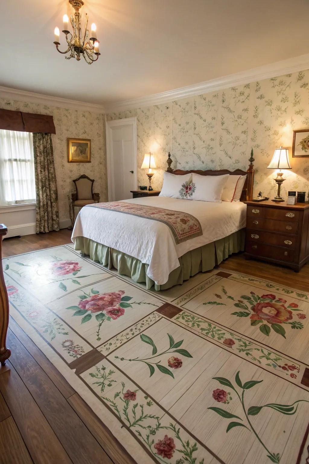 Patterned imprints offer intricate designs with simplicity.