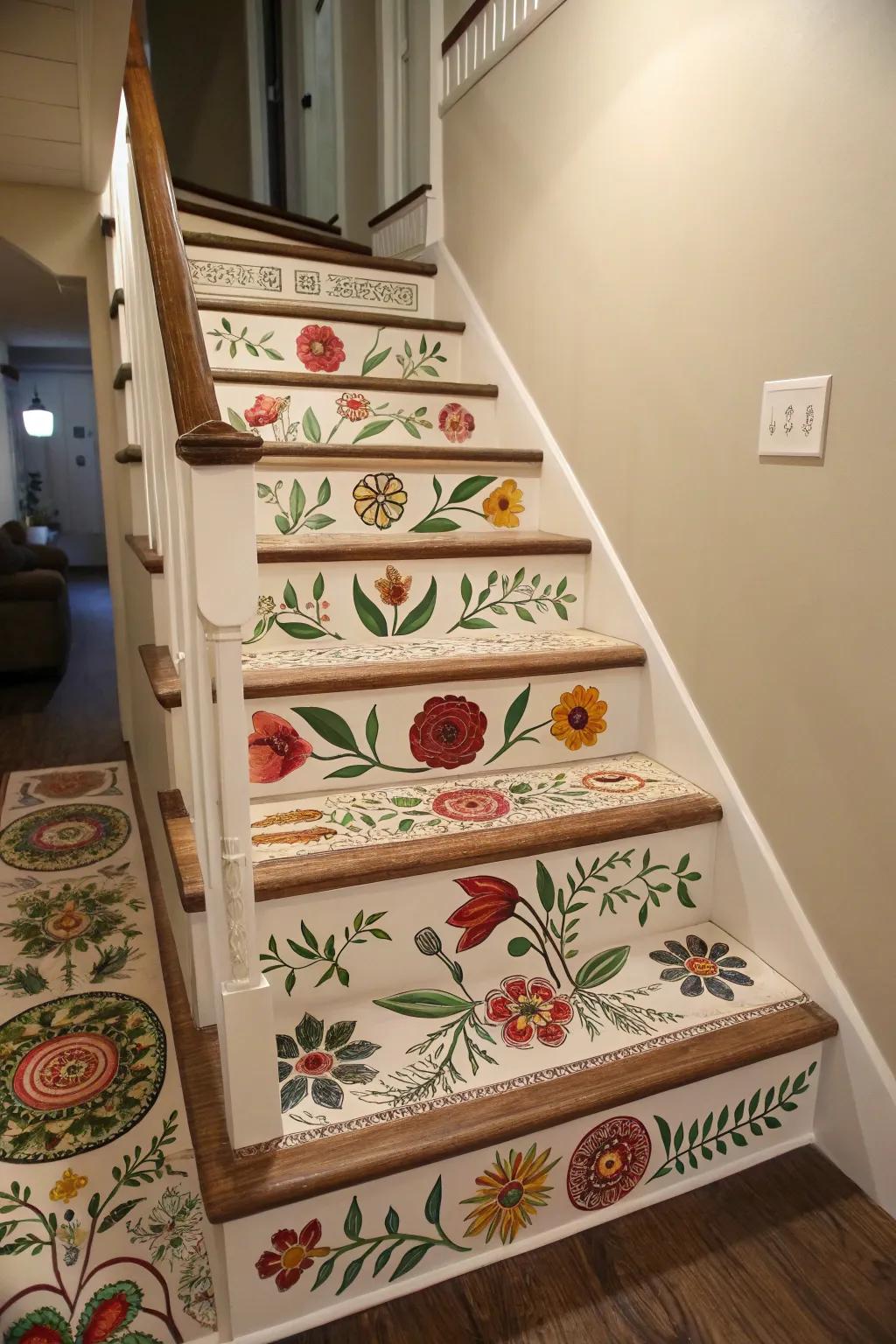 Add a personal touch with stenciled designs.