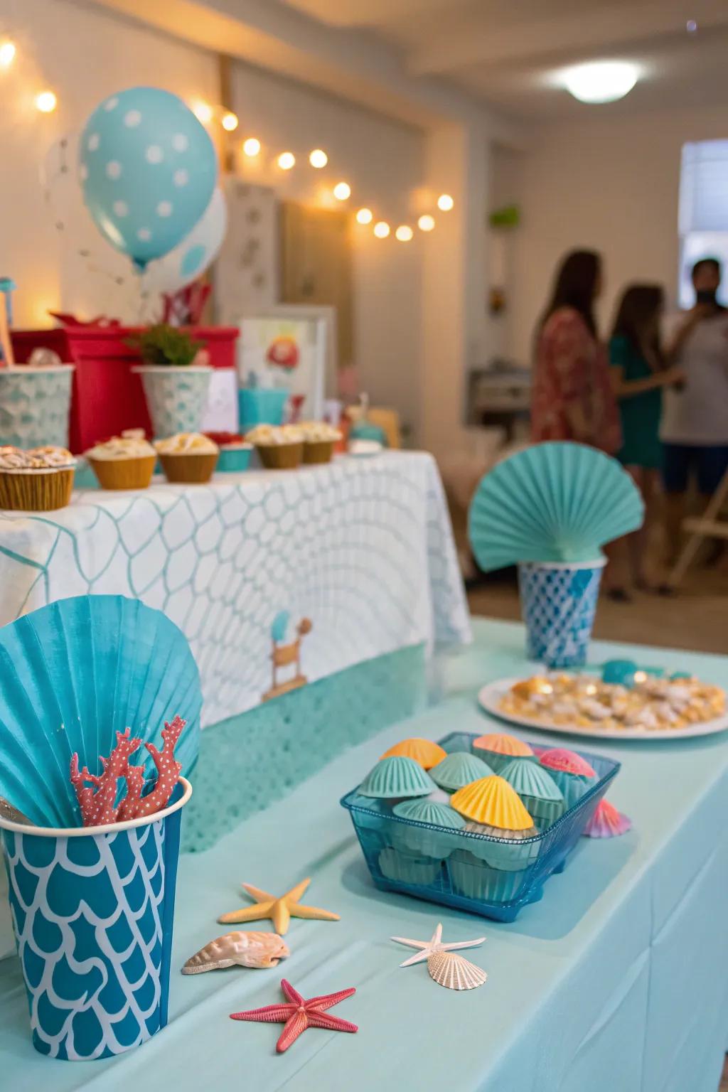 Themed decorations cultivate a harmonious and captivating ambiance.
