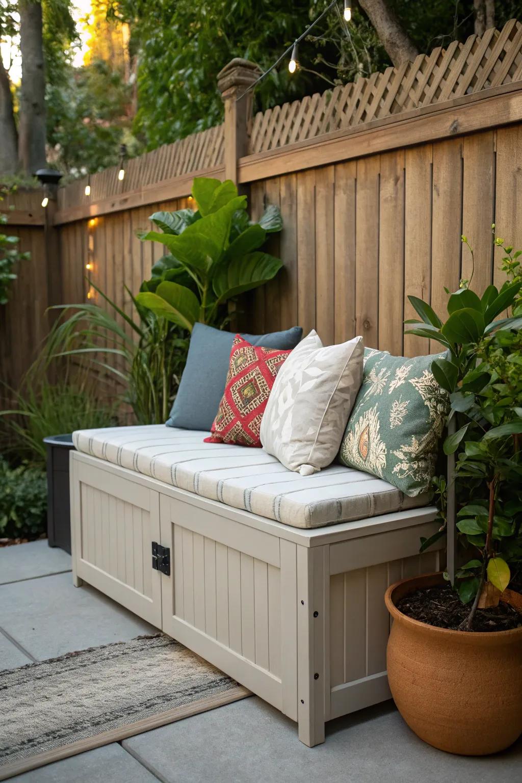 Seating offers both seating and storage solutions.