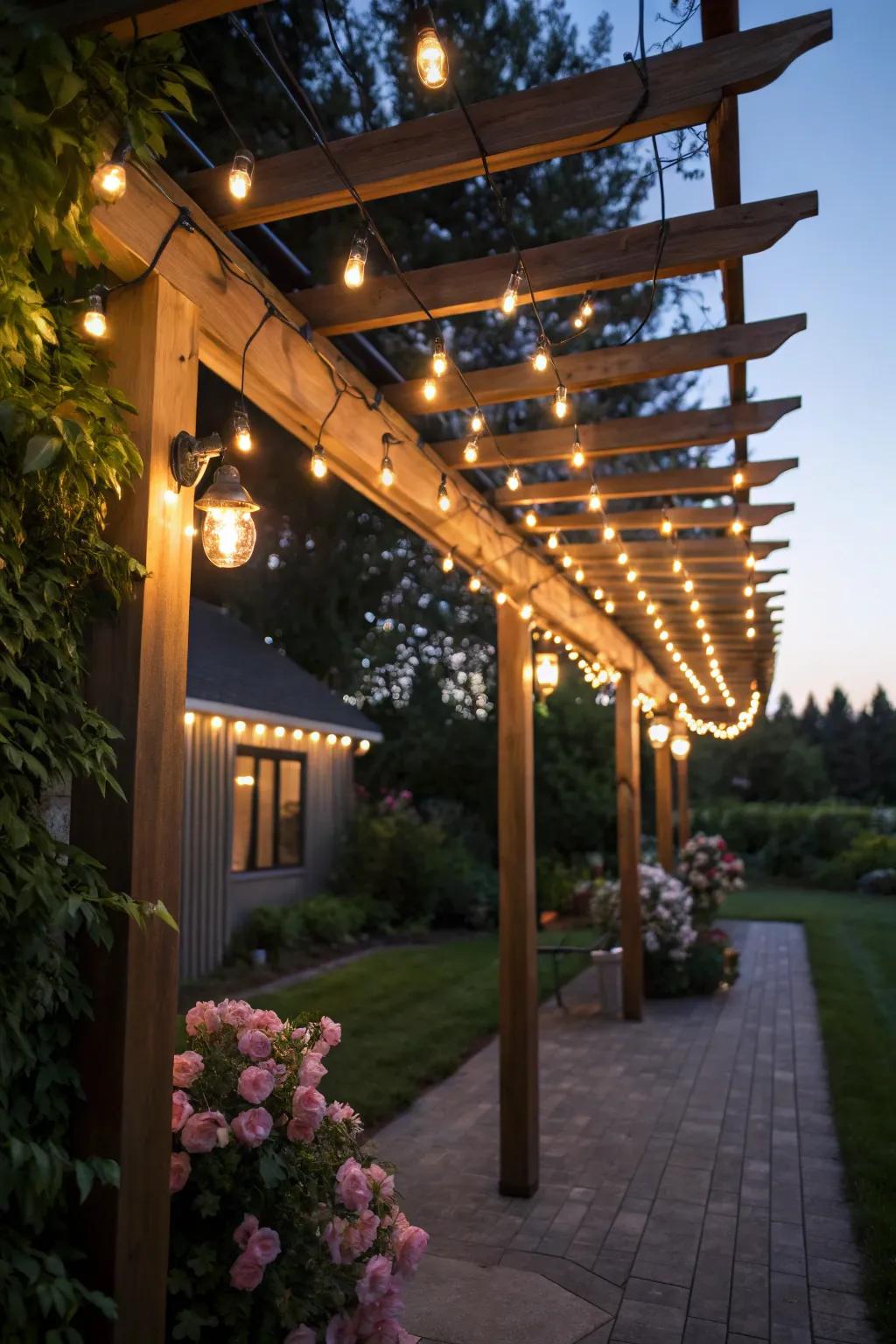 Sun-kissed energy lights embody both sustainability and charm.