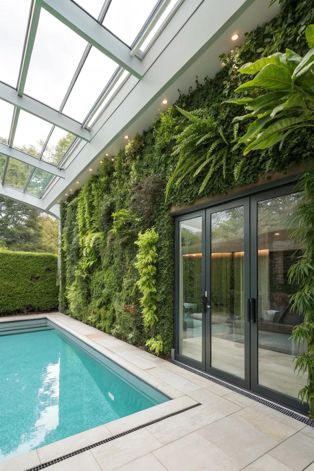 Tiered gardens present a natural and refreshing privacy answer.