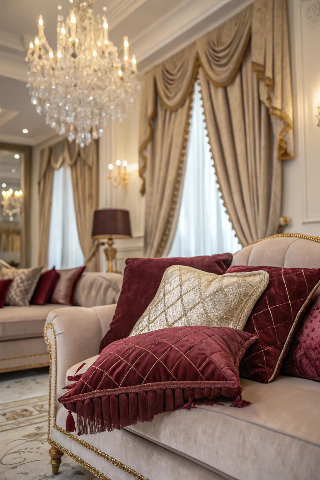 Luxurious materials elevate your room to a new level of refinement.