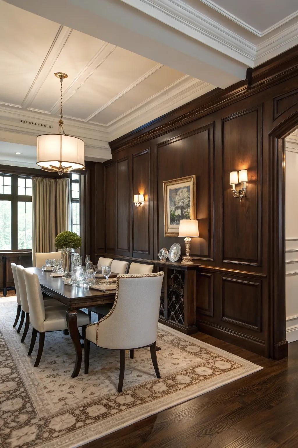 Contrast creates a dramatic, show-stopping vibe.