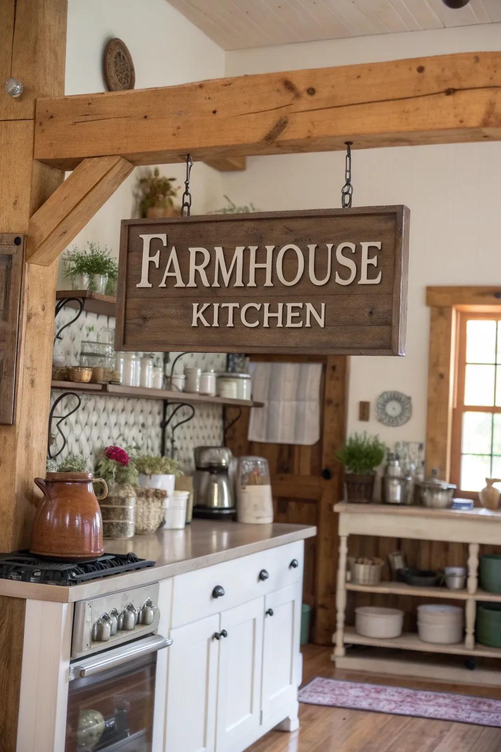 Fill your kitchen with rustic countryside beauty.