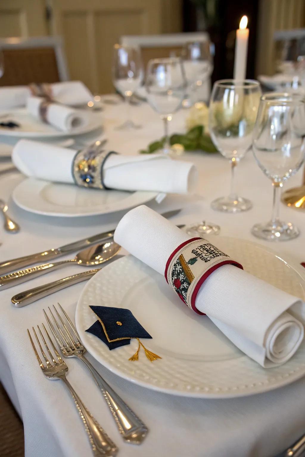 Personalized touches that add warmth to the celebration.