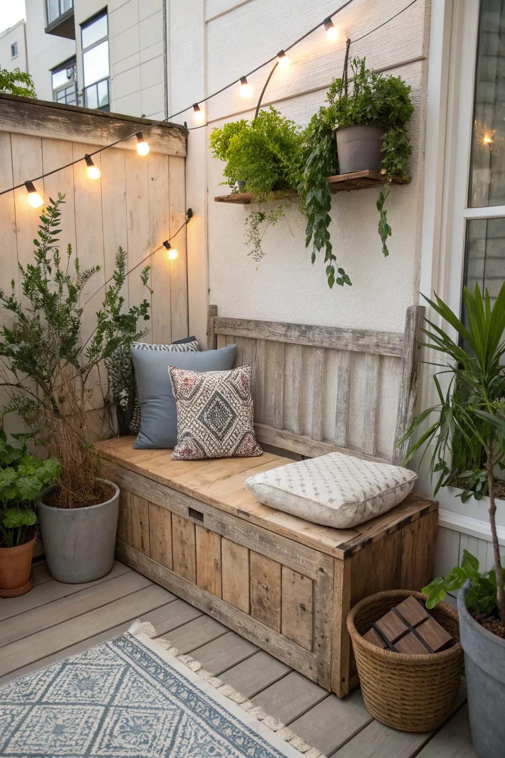 Adaptable furniture optimizes area and utility.