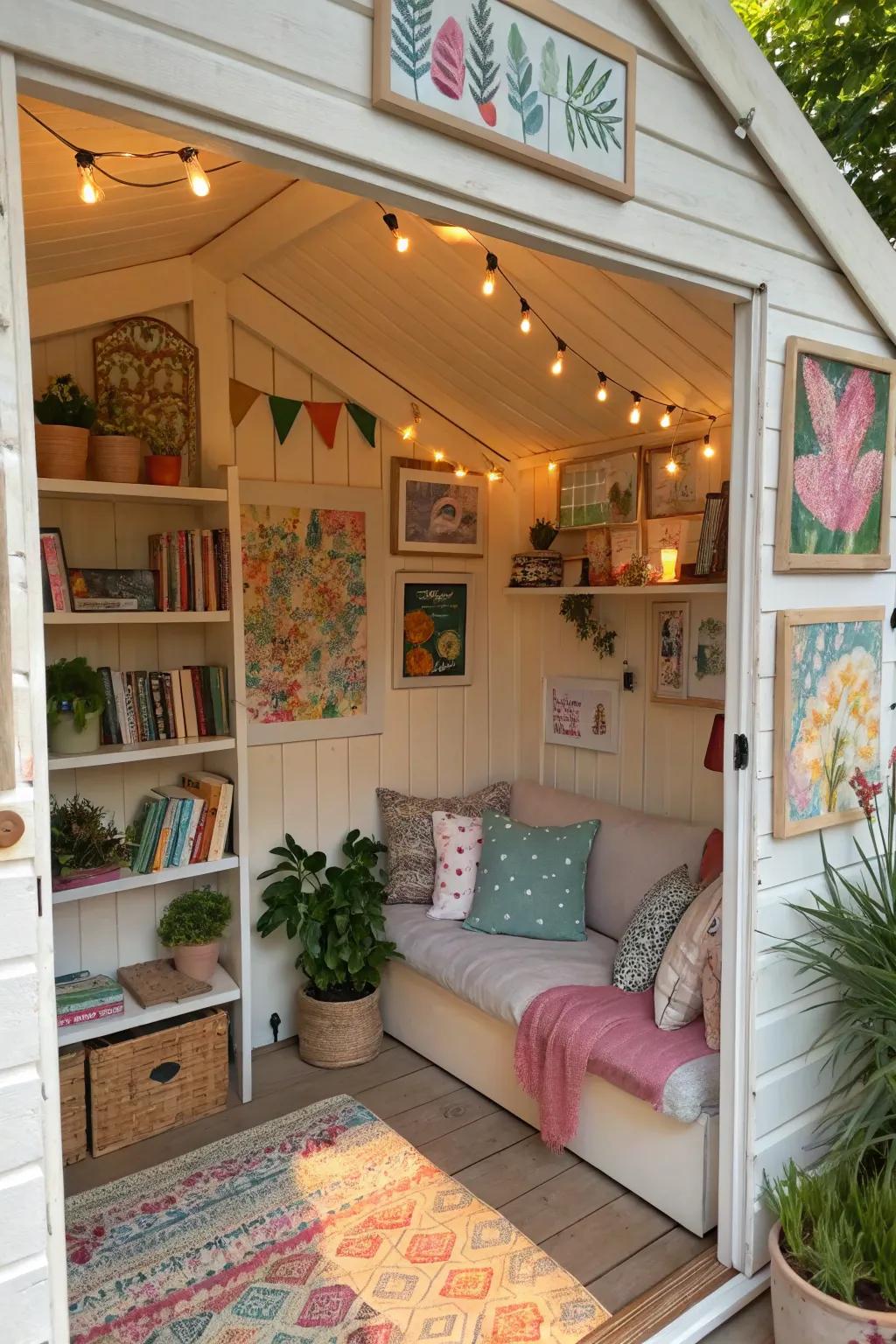 A serene personal sanctuary offering a personal escape.