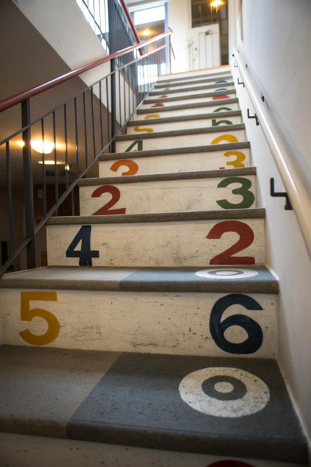 Step numbering merges learning with aesthetics.