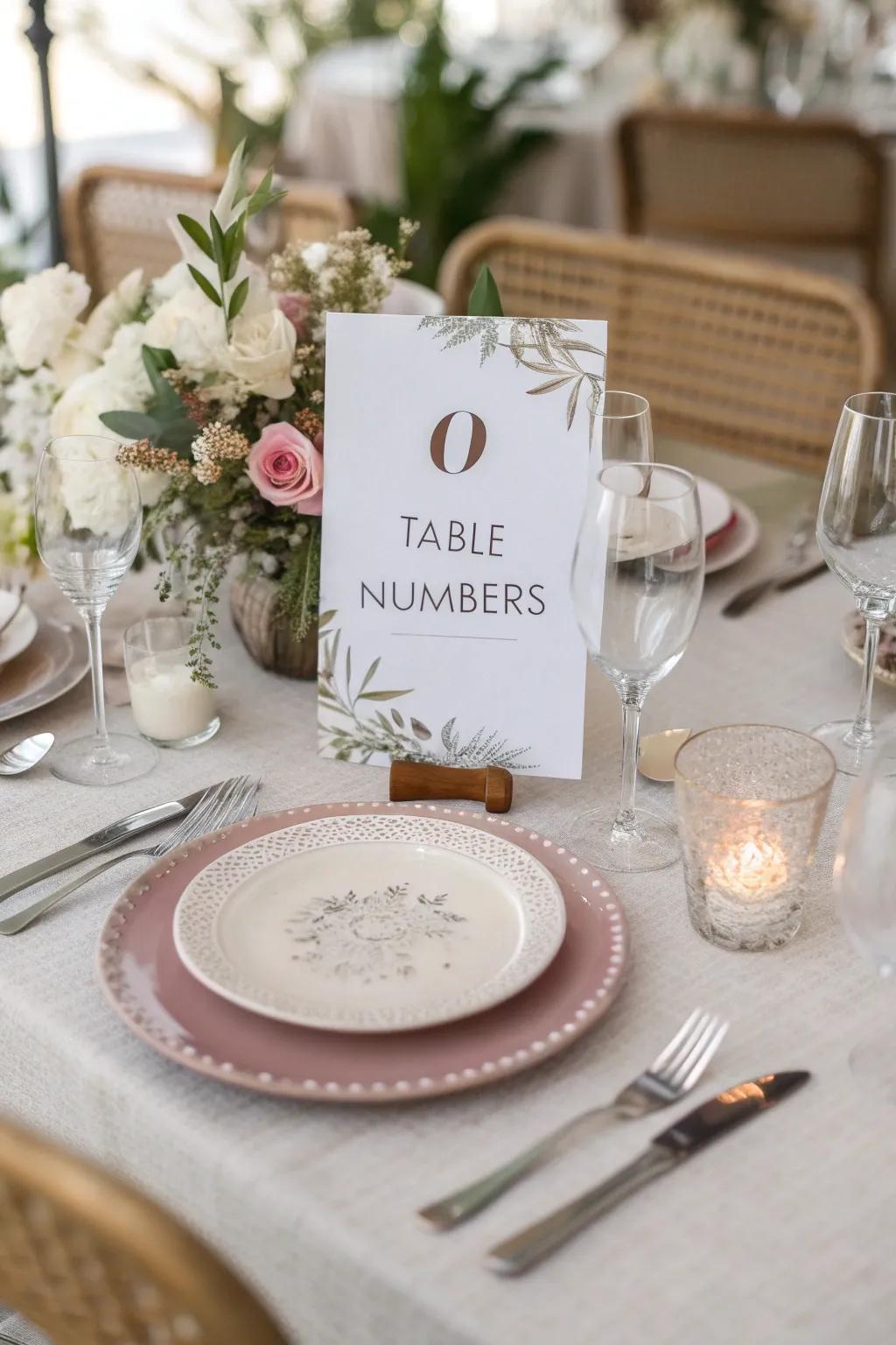 Blended plate decor provides a distinctive and stylish sensation.