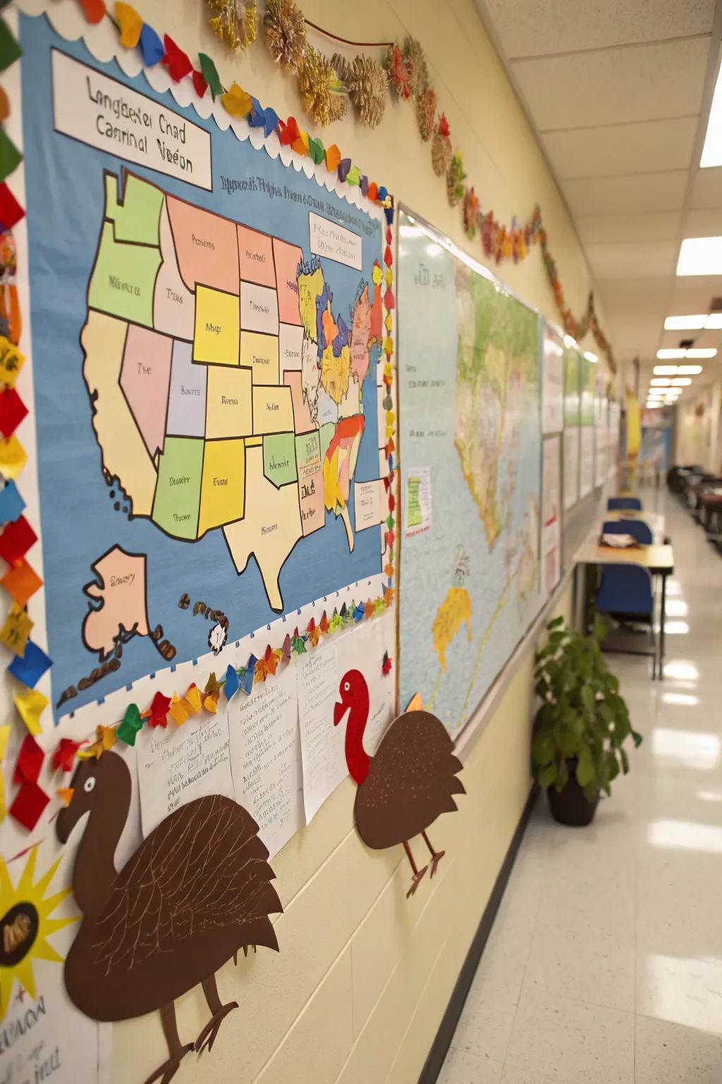 A Turkey Parade Path encouraging learning and fun.