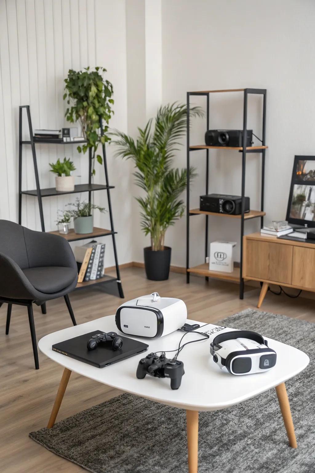 Elegance is fundamental to a concentrated and organized VR space.