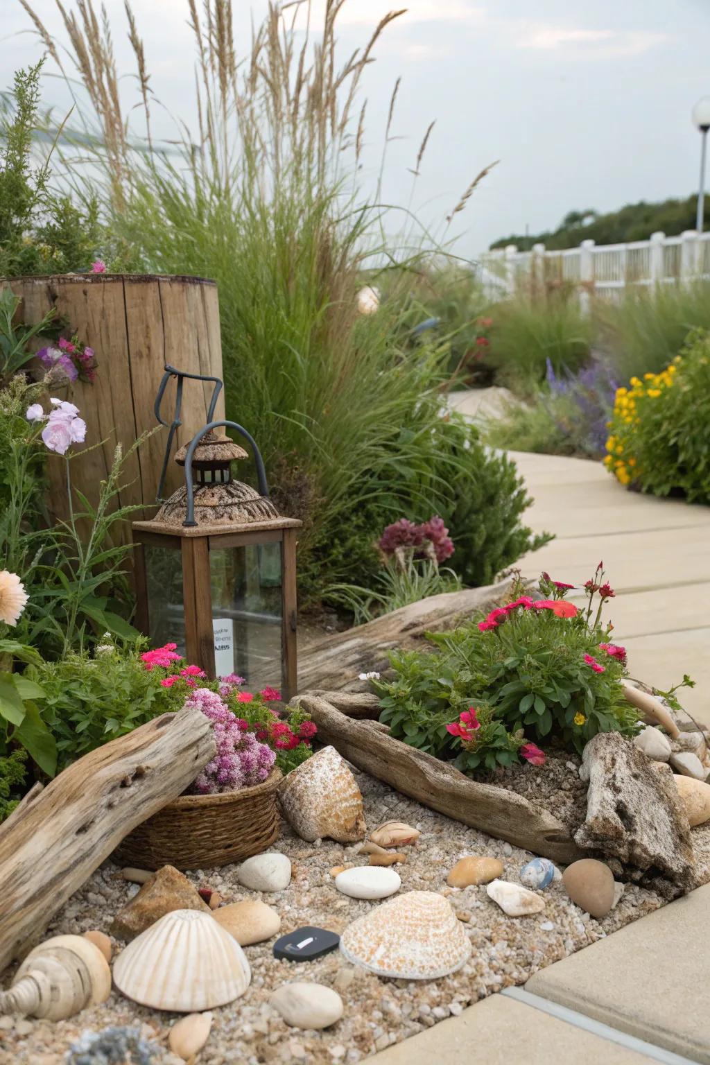 Remodel a garden recess into a themed mini escape.