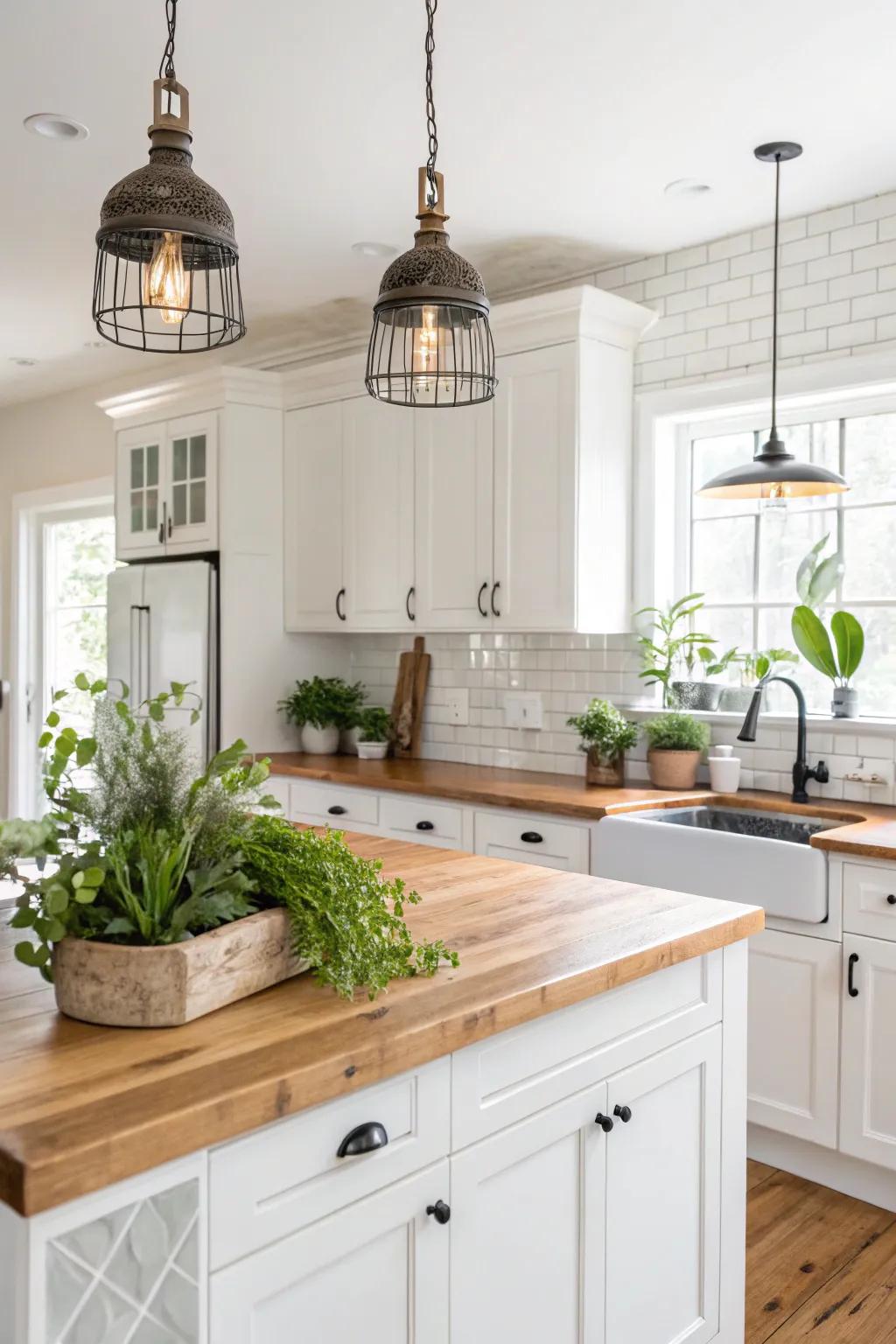 Ornamental accents that infuse persona and warmth into a kitchen.