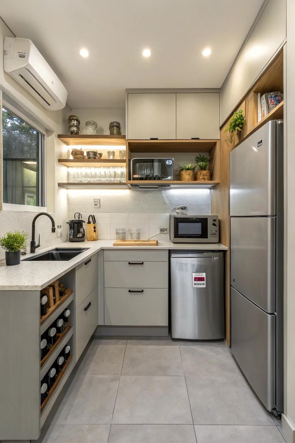 A well-sketched petite cooking hub is essential in maximizing small ADU spaces.
