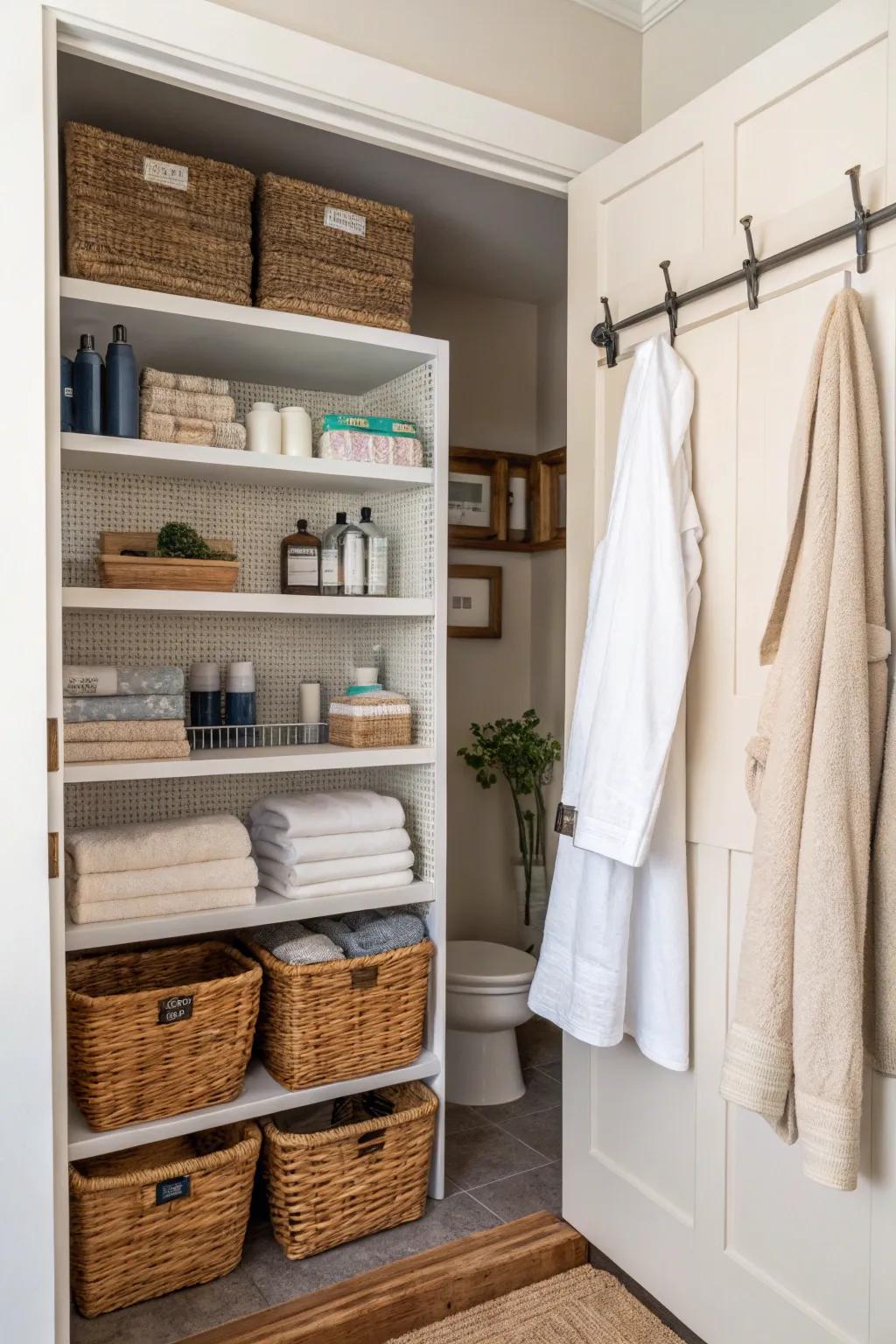 Multi-functional storage adapts to various needs with elegant style.