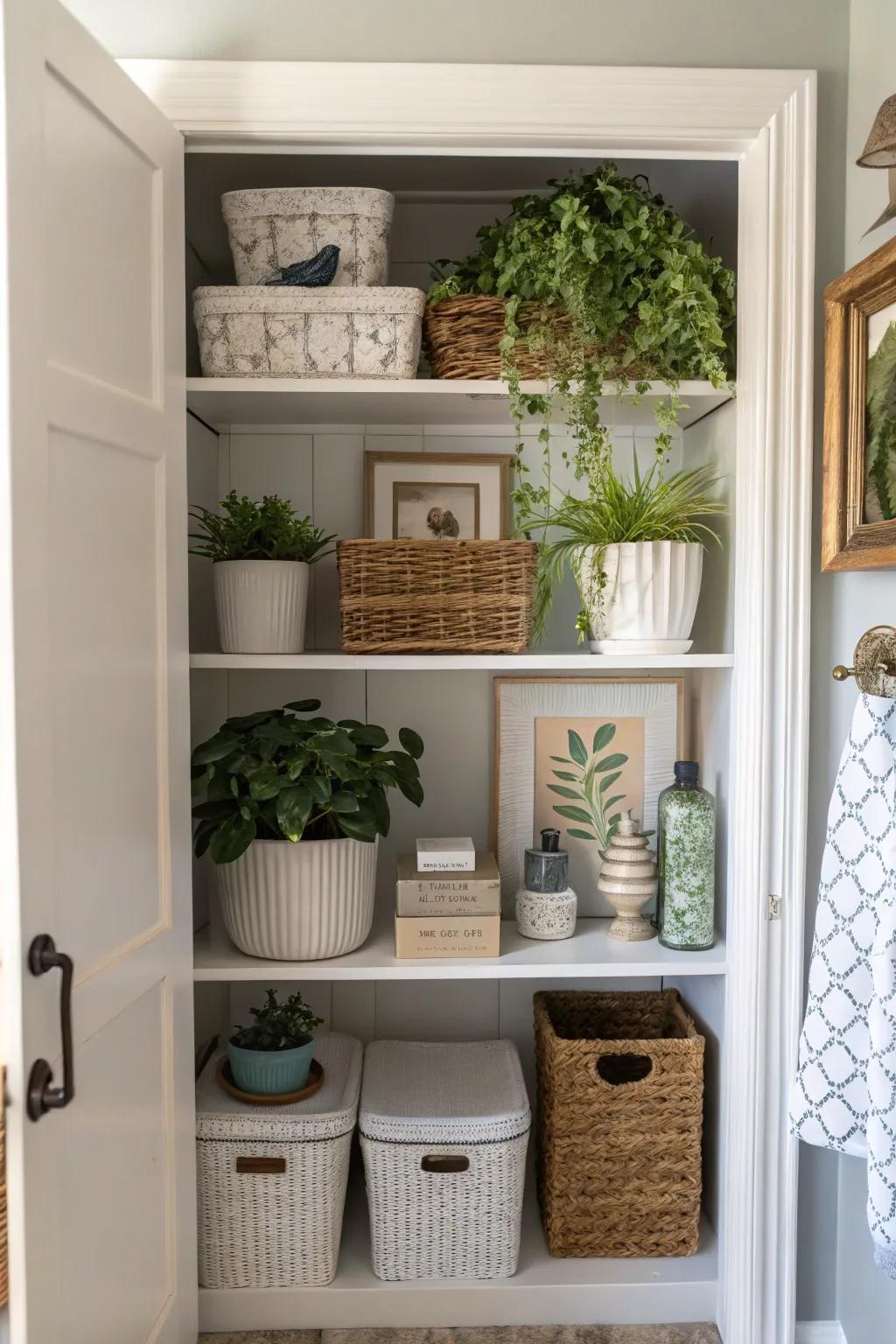 Decorative touches give charm and personal flair.