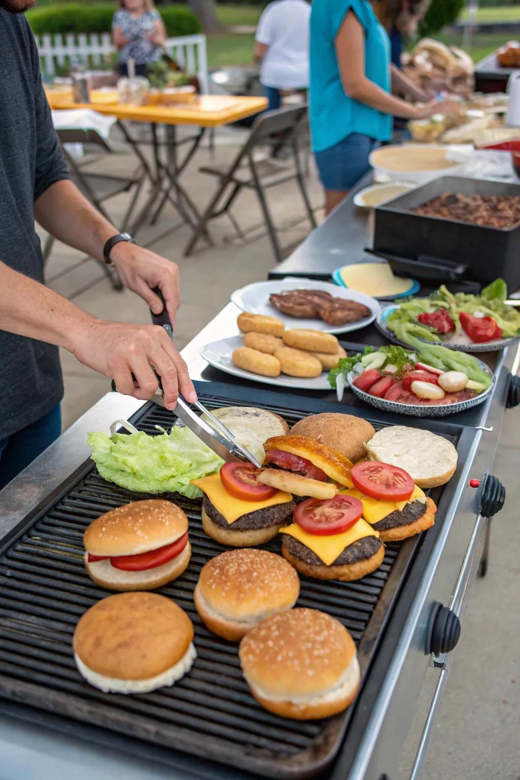 An inventive and interactive Gourmet Burger Bar adventure.