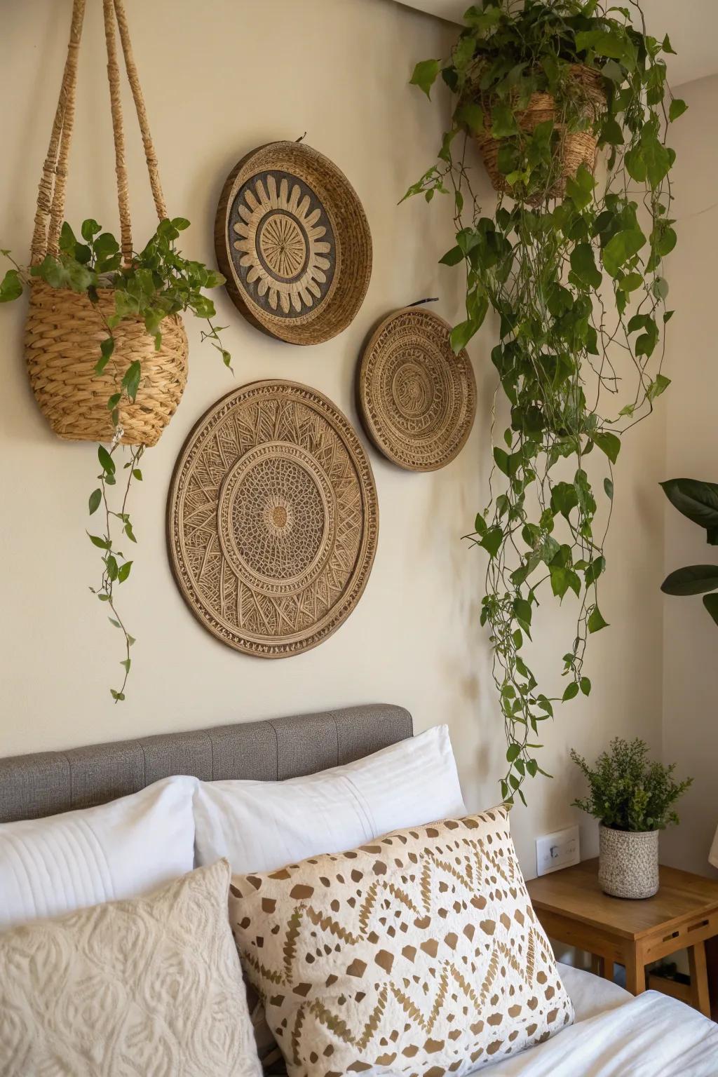 Decorative items infuse character into your walls.