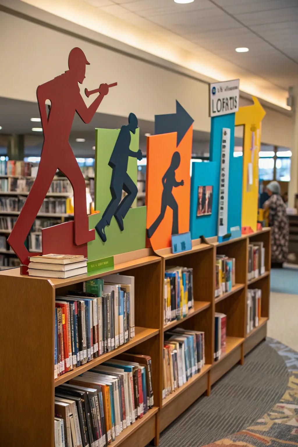 Visual aspects enlivening the display.