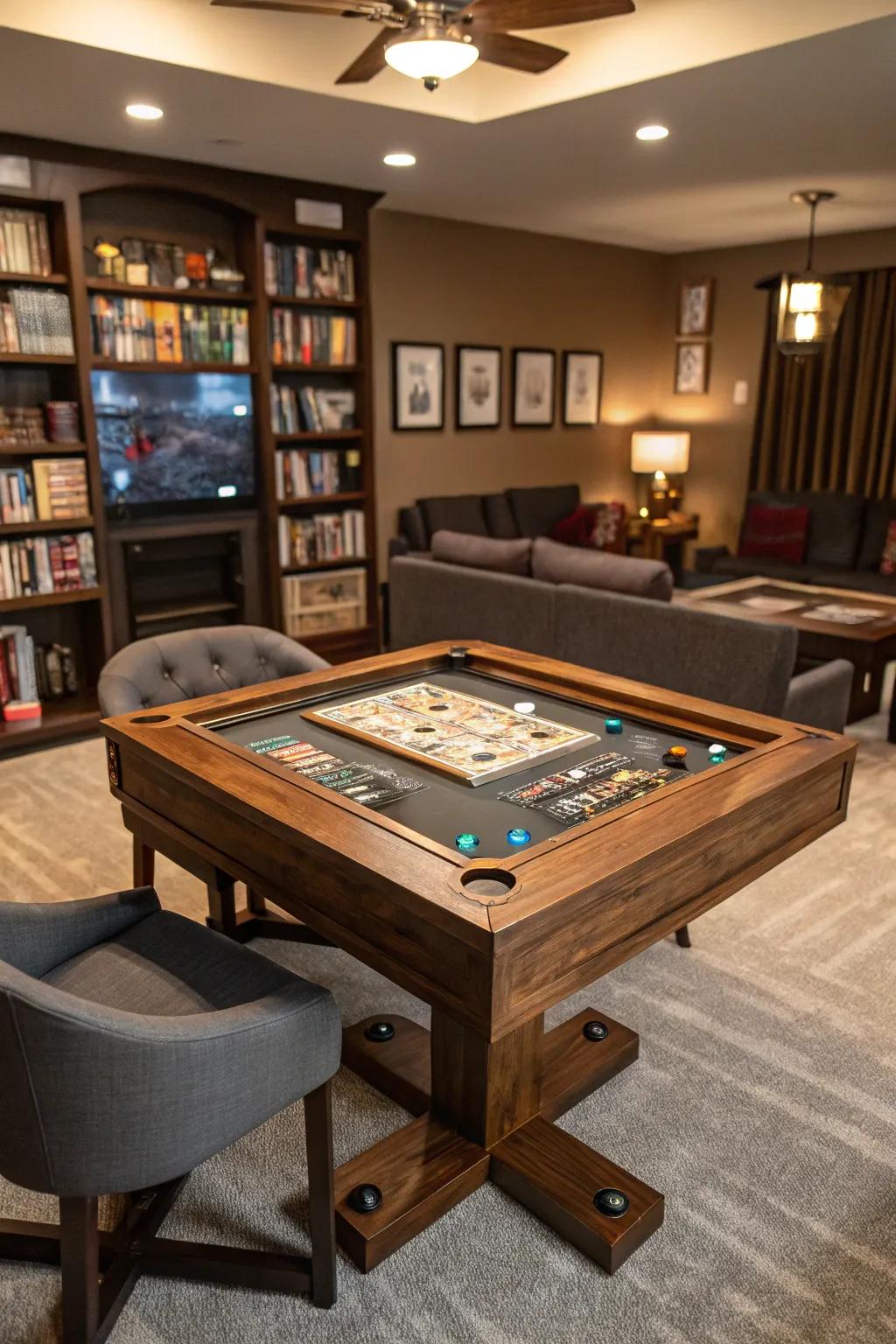 Custom-built elements contribute a personalized impression to your game area.