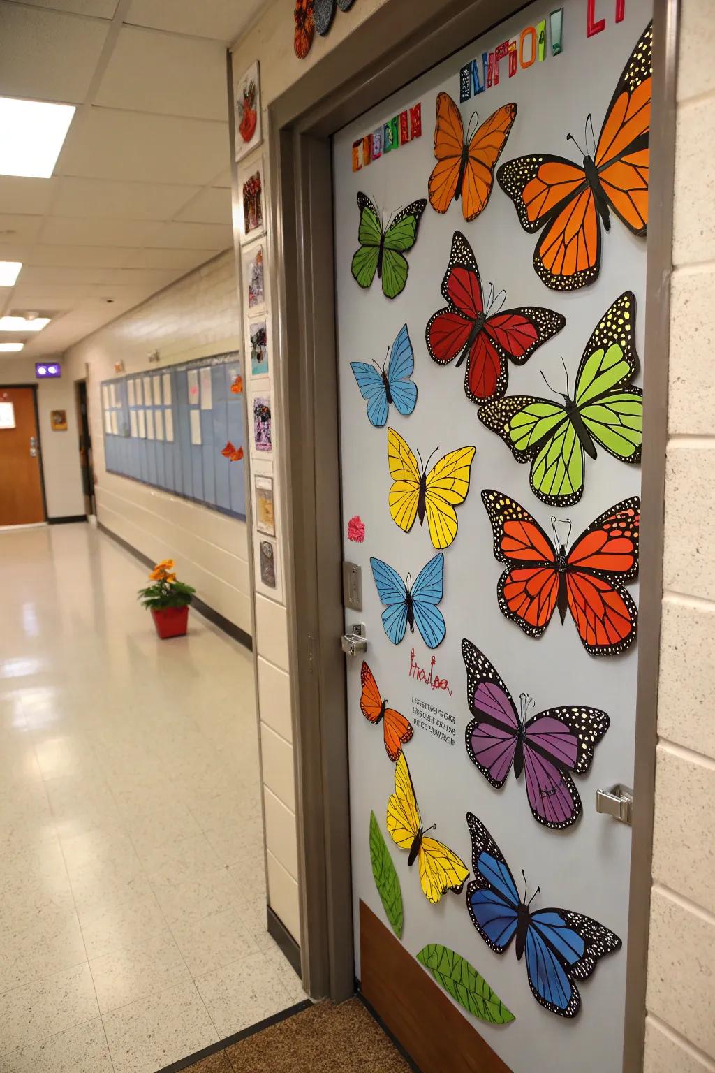 Celebrate the seasons using ever-evolving butterfly themes.
