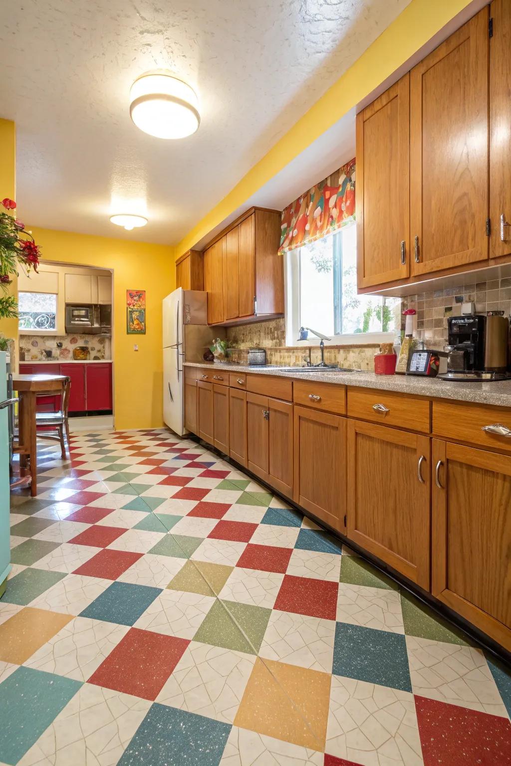 Flax floors: vibrant and sustainable.