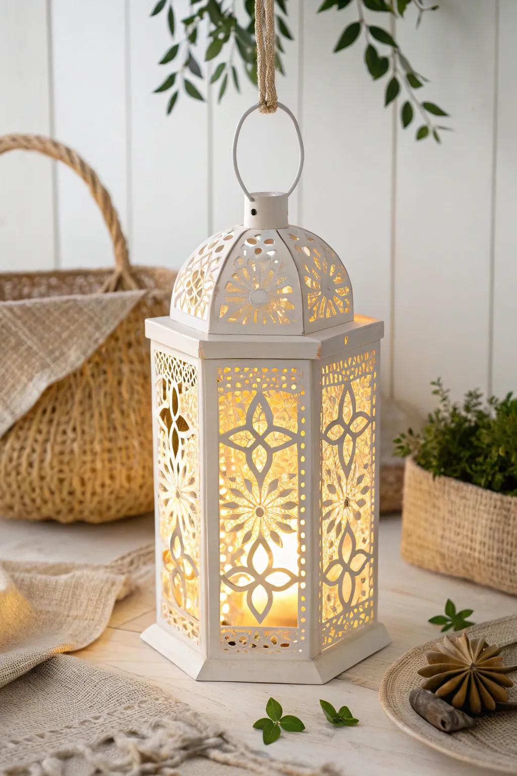 Brighten your holidays using the cozy glow of simple paper lanterns.