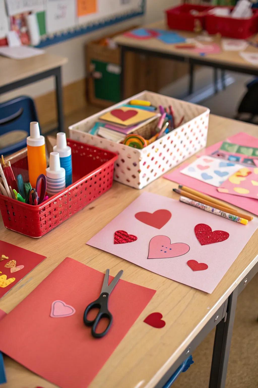 Art station welcoming inventiveness and enjoyment.