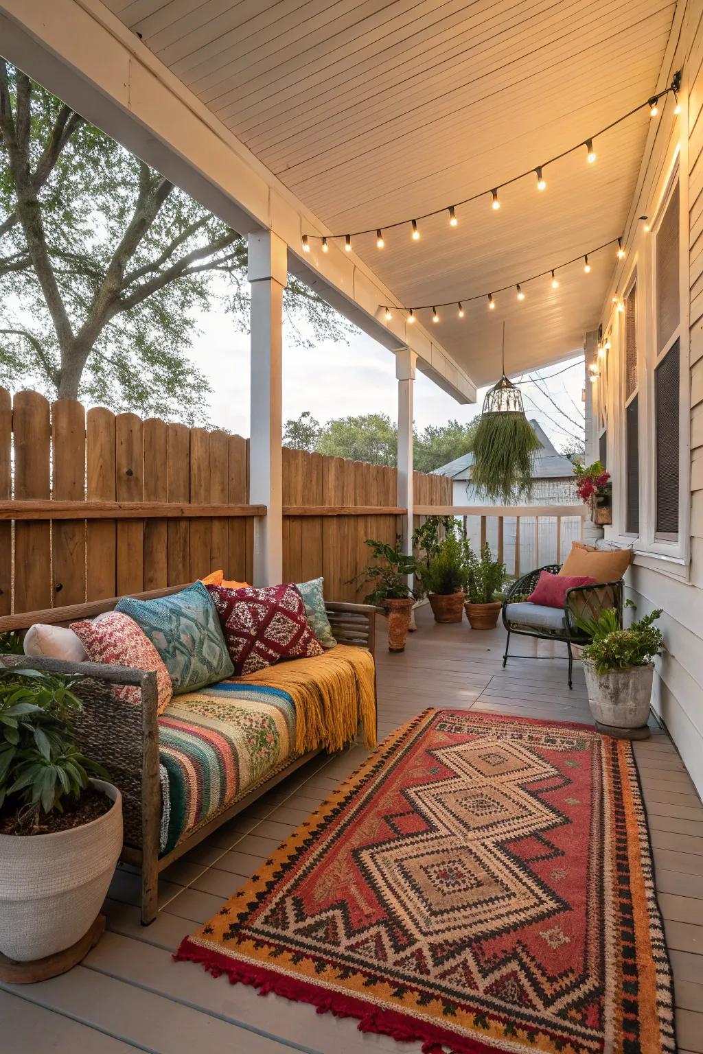 Decor and accessories enhance comfort and add character.