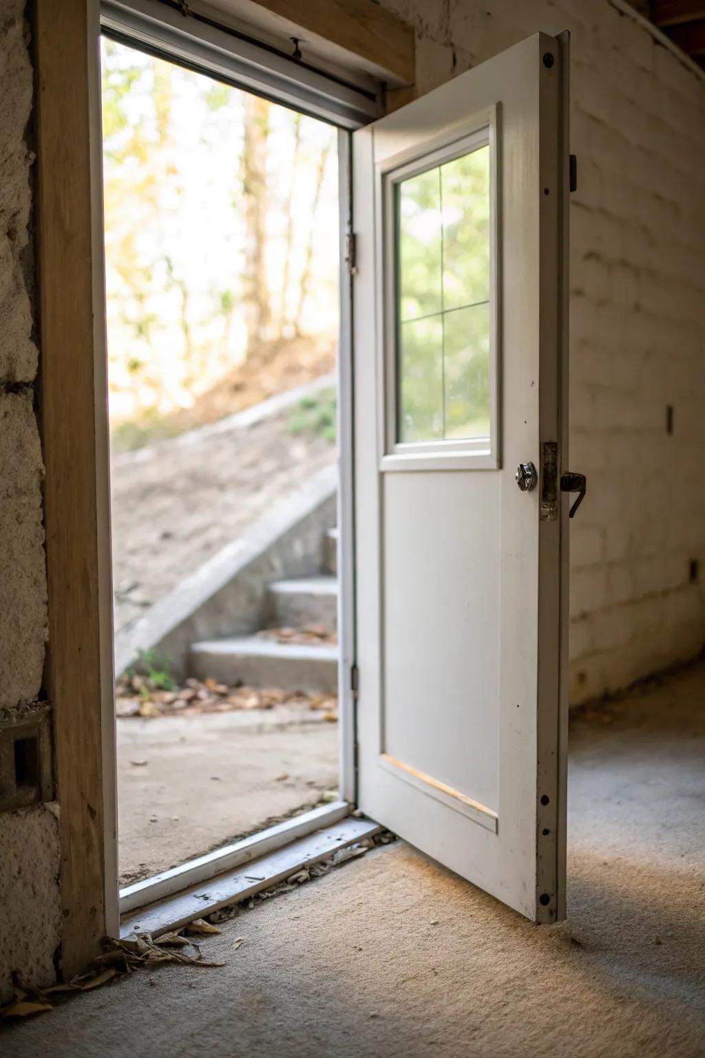 Glass elements infuse light into basements, improving visibility and design.