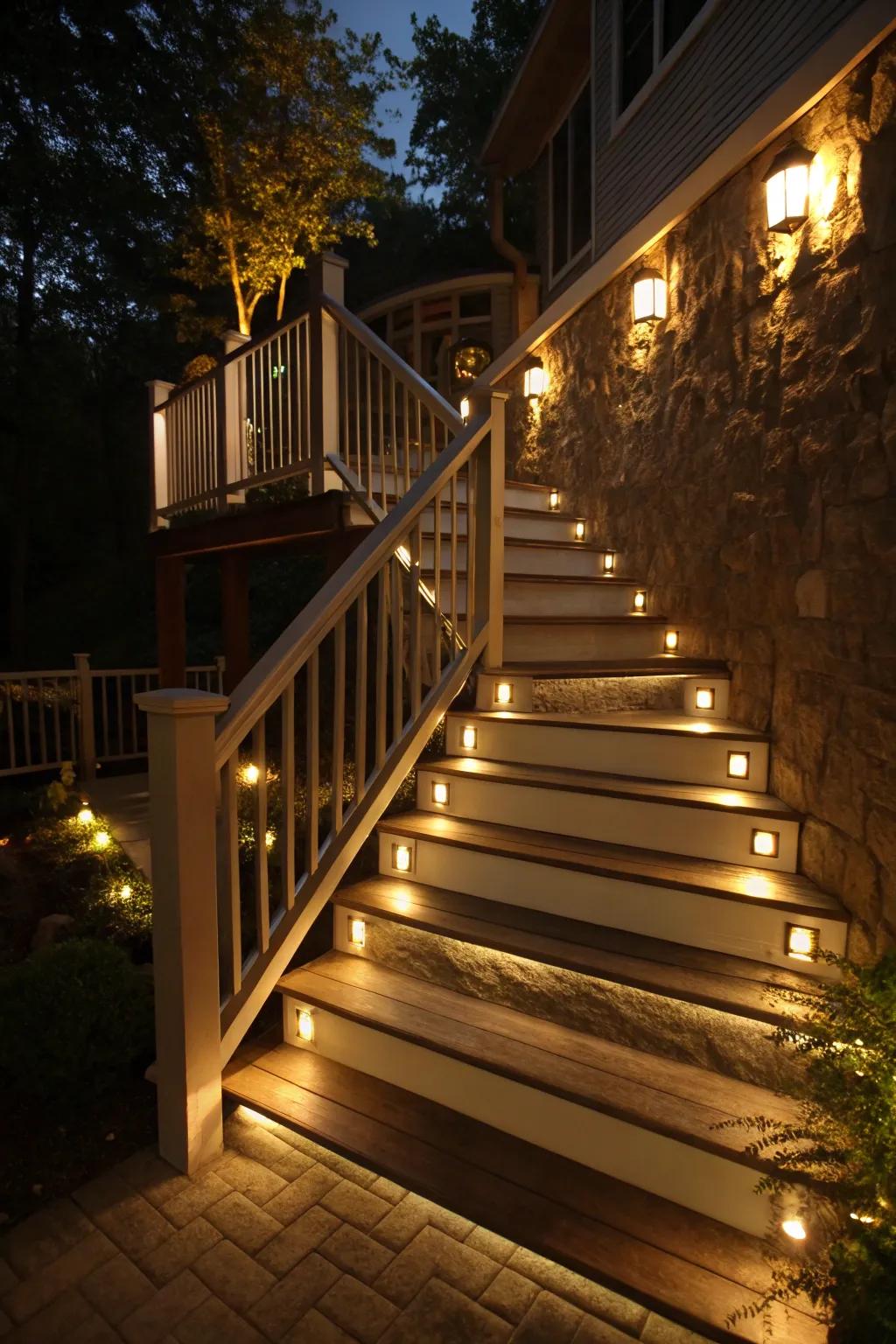 Mixed lighting enriches depth and dimension