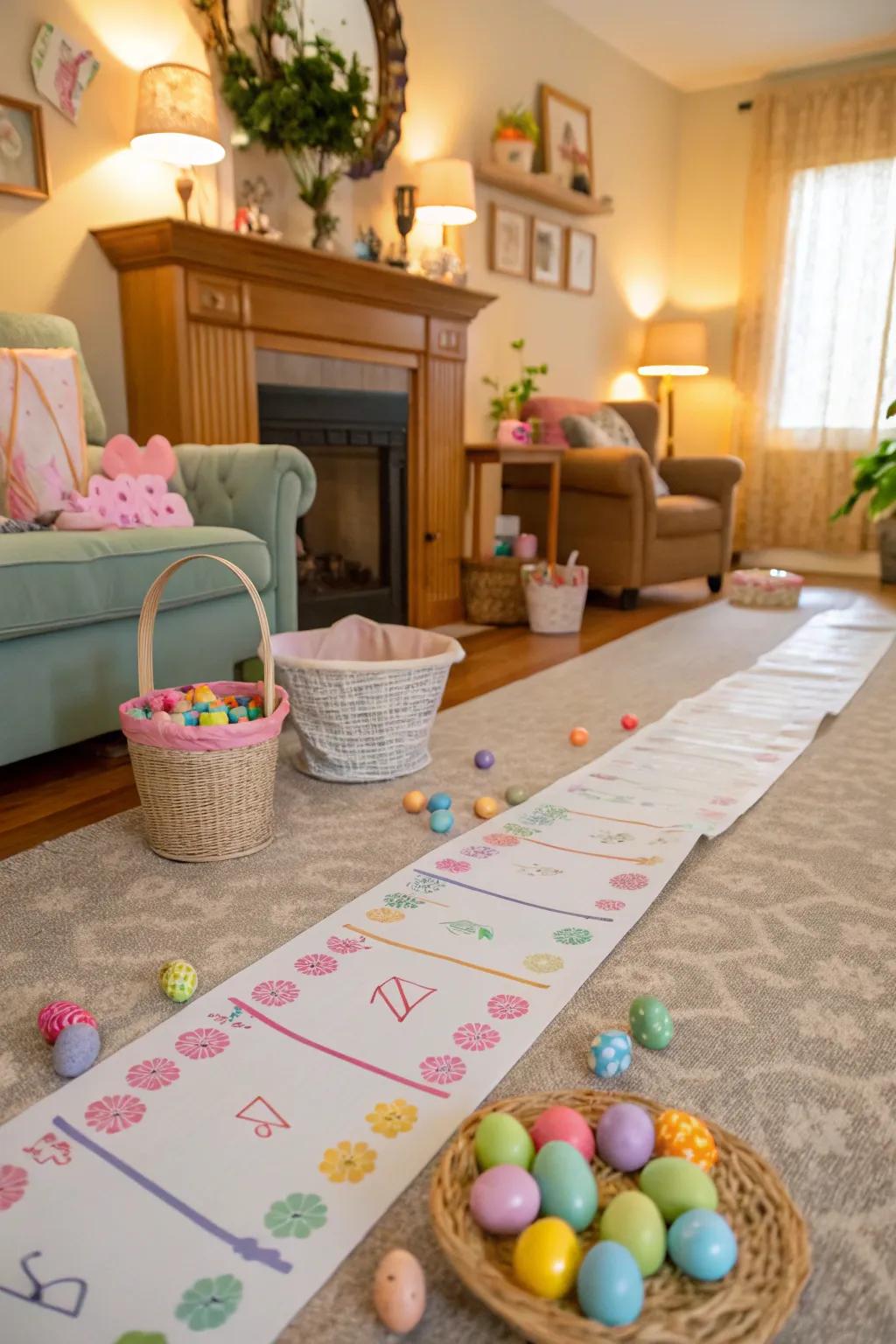 Transport the Easter route indoors with inventive patterns.