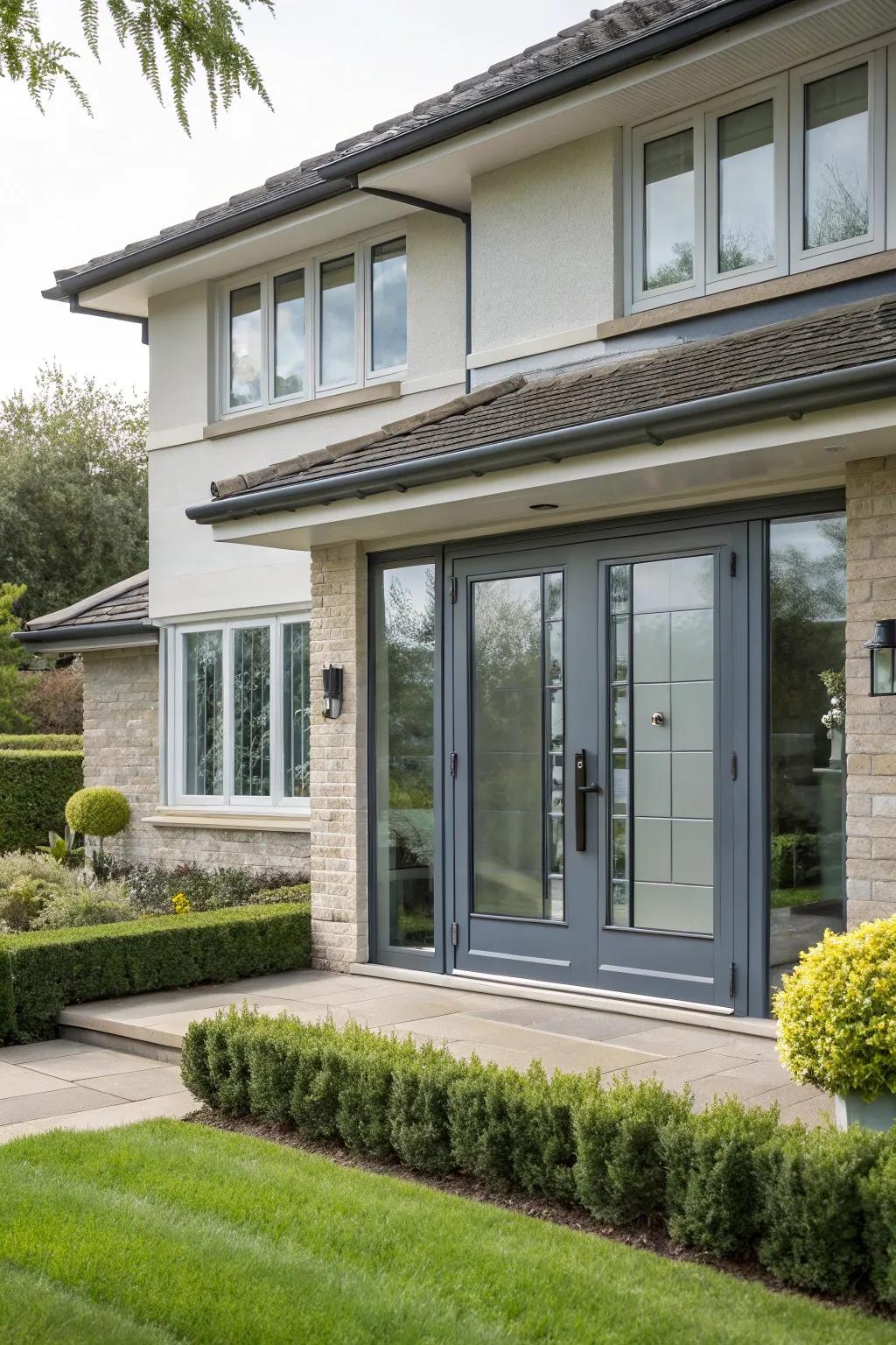 Upgraded windows and doors breathe new life into this home.