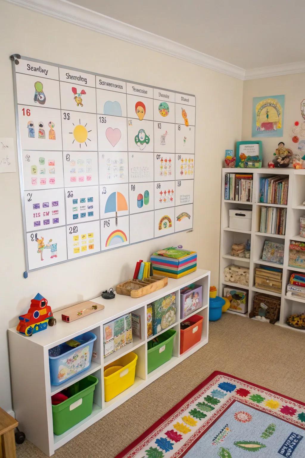 Visual planners make scheduling enjoyable for kids.