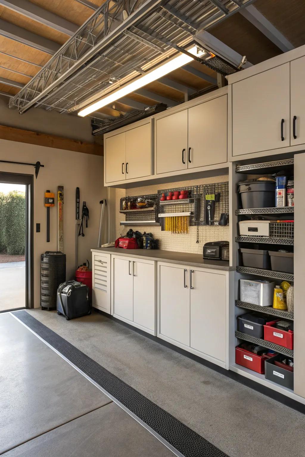 When baseboards are paired with storage options, you get the best of both worlds: space optimization and superior organization.