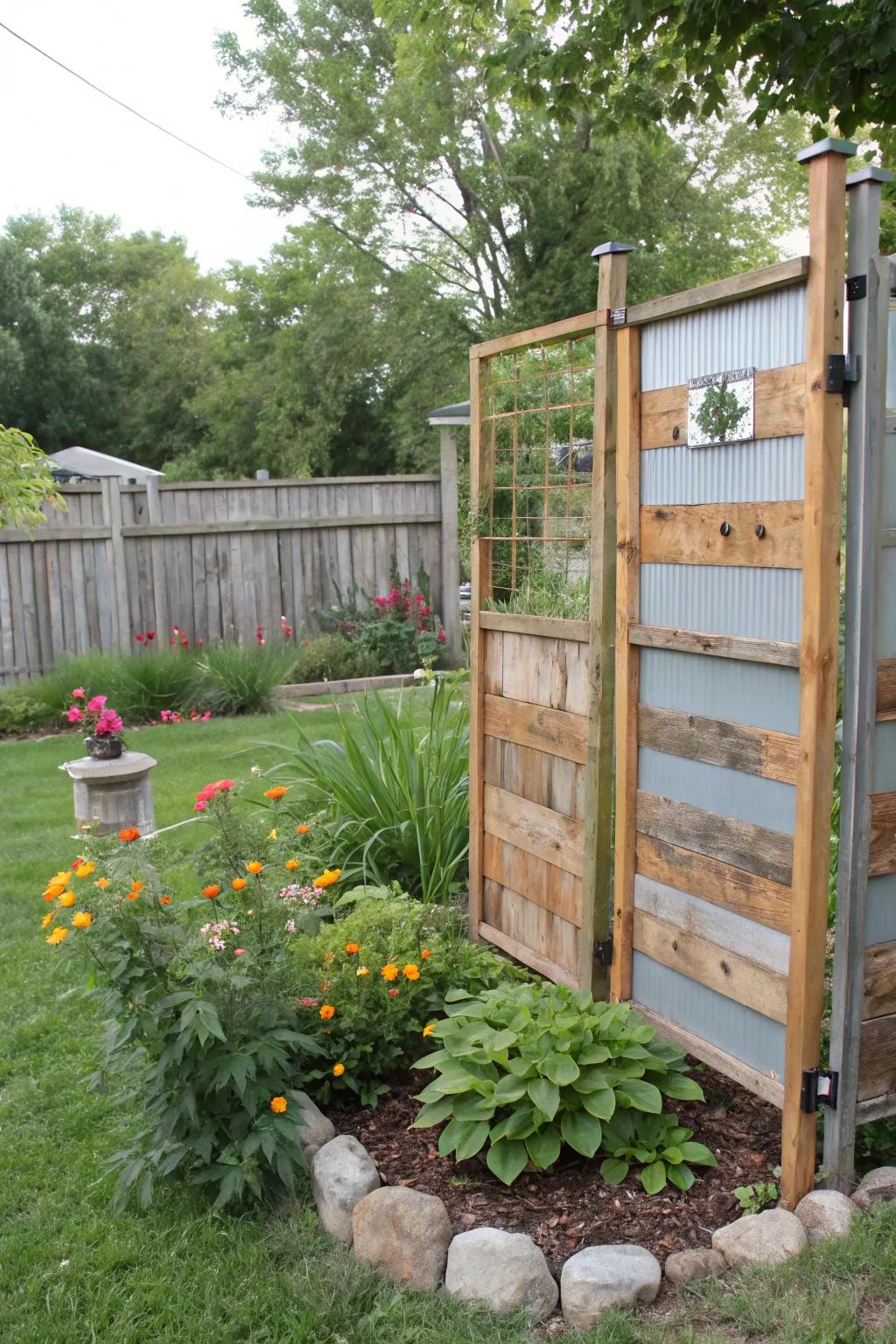 Handmade projects allow for unique and inventive screening solutions.
