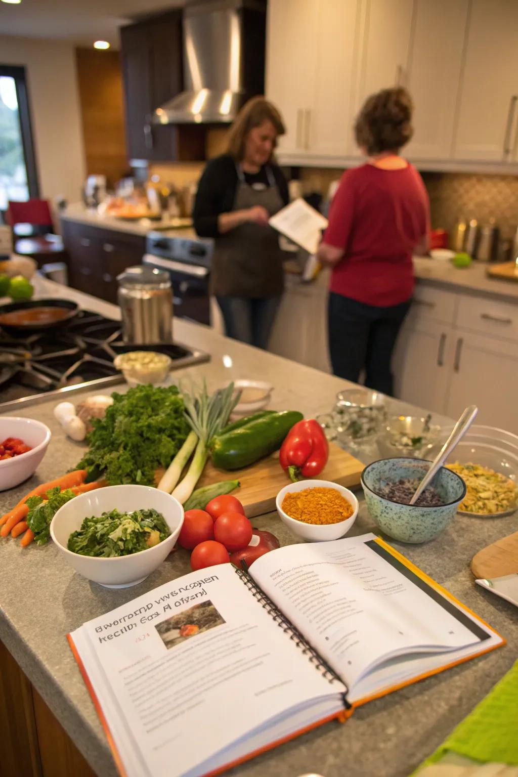 A culinary voyage awaits with a cooking class experience.