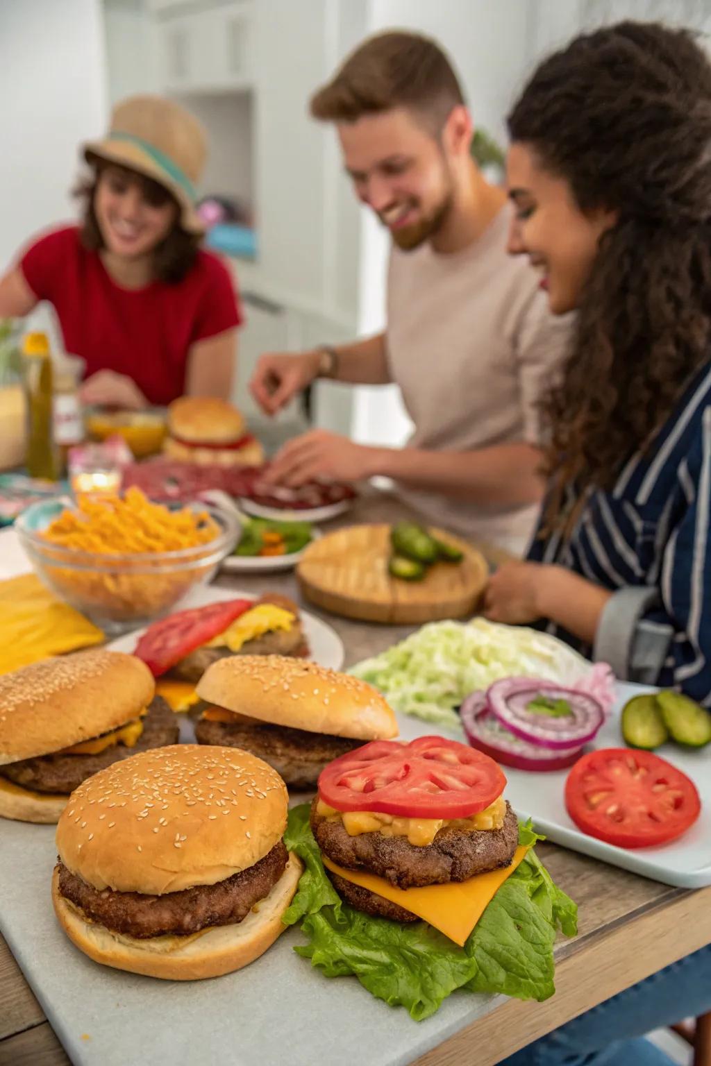 Forge the ultimate burger to satisfy your preferences.