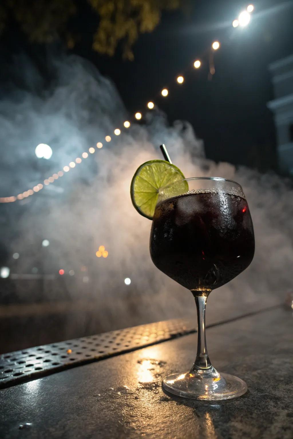 Dive into the dark with a Black Magic Potion that’s both intriguing and tasty.