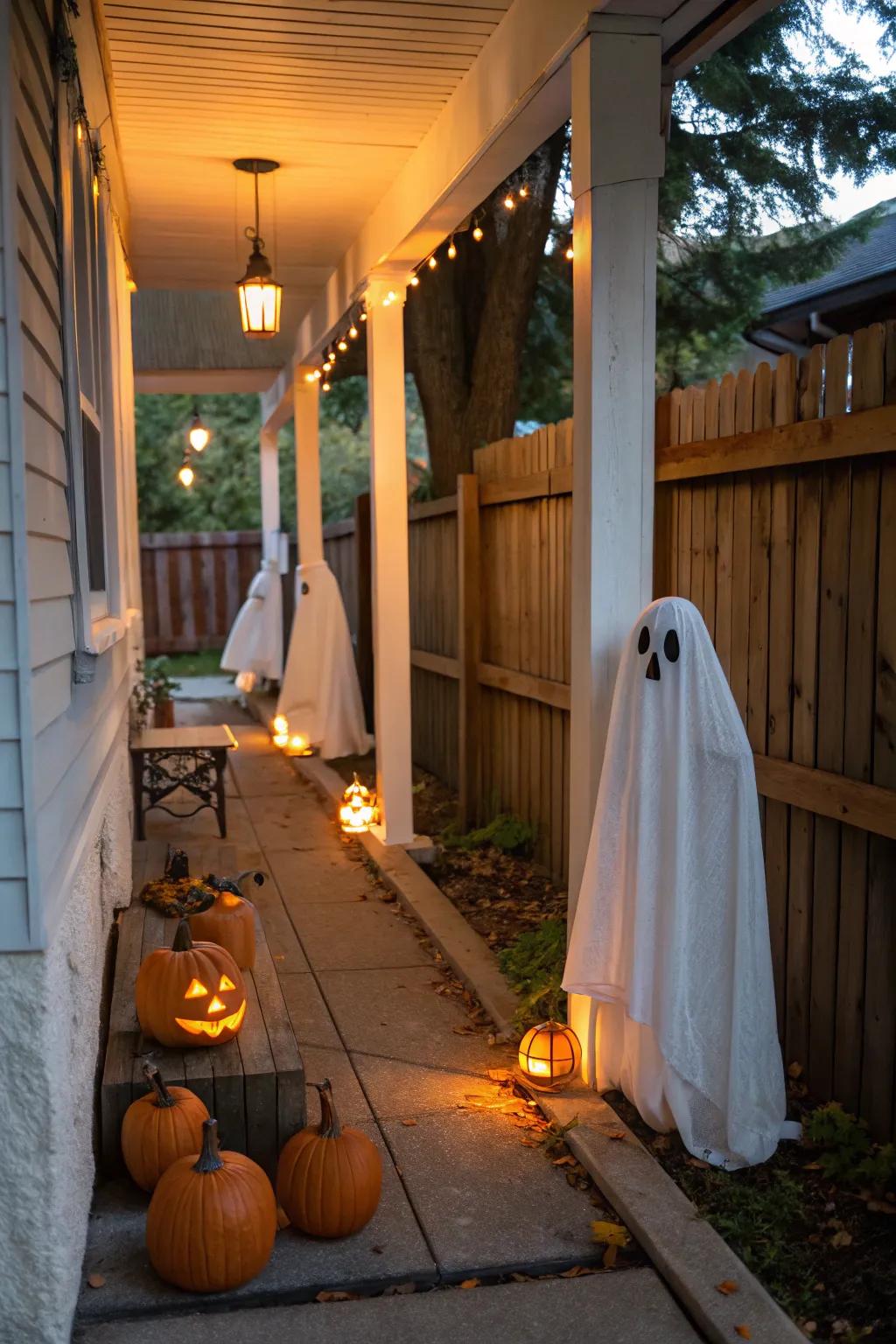 Vinyl ornamentation establishes the impeccable spectral vista on your veranda.