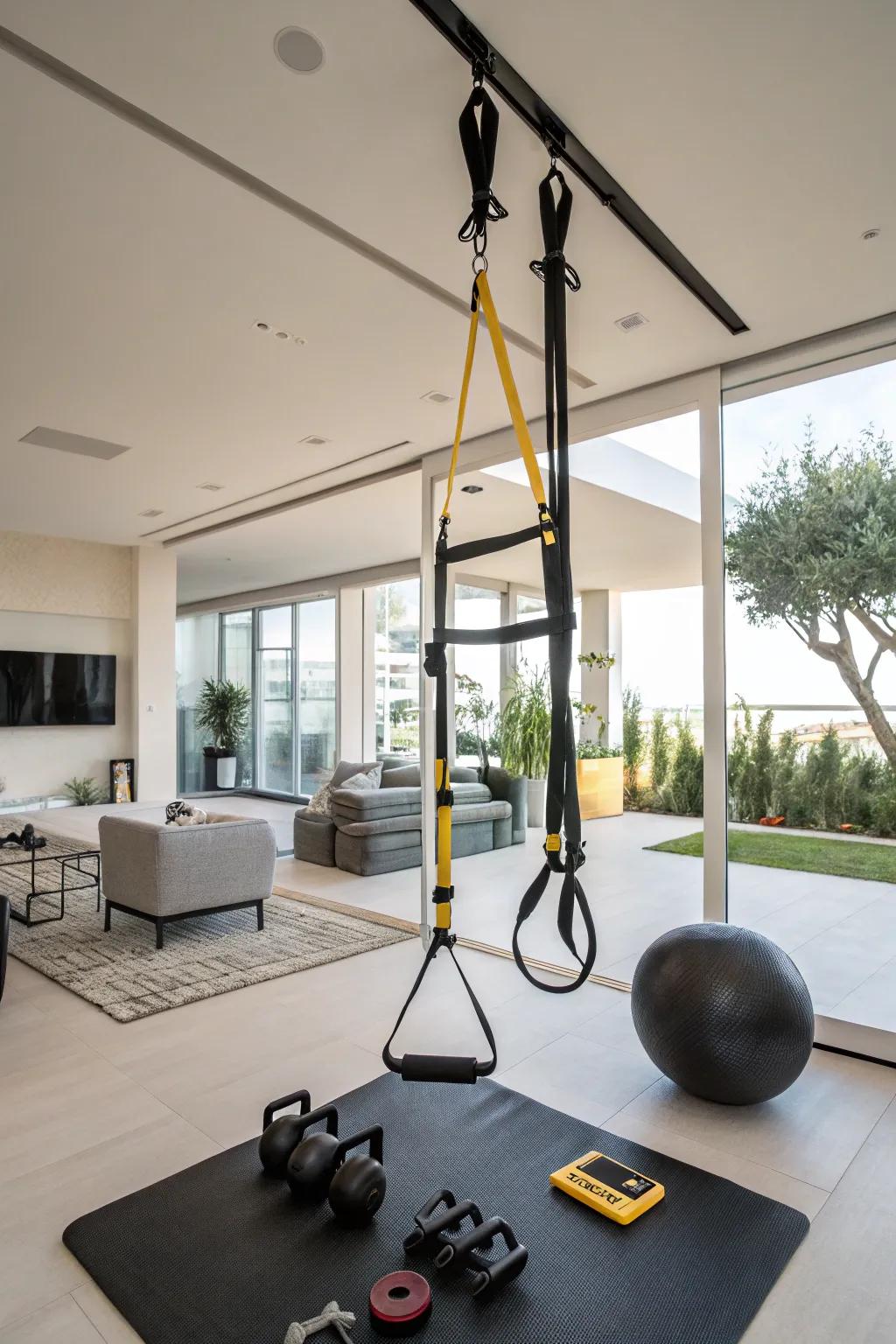 Suspension trainer: Reinventing bodyweight exercises.
