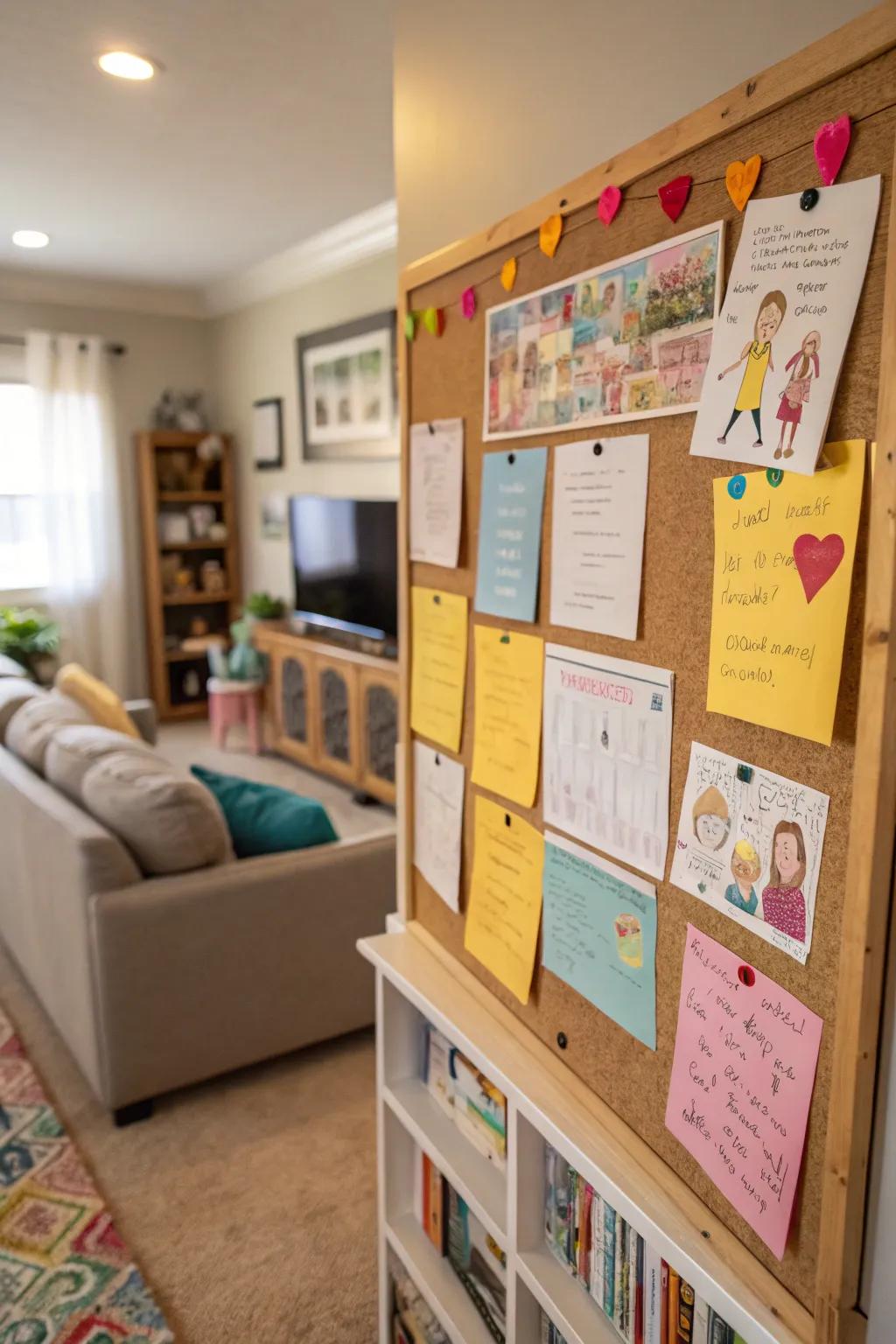 Promote family rapport using this welcoming announcement hub.